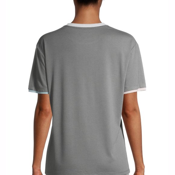 y2k new FRIENDS PJs Pajama Set Top w Pants TV show Sleepwear MEDIUM 8 10 - Picture 3 of 13